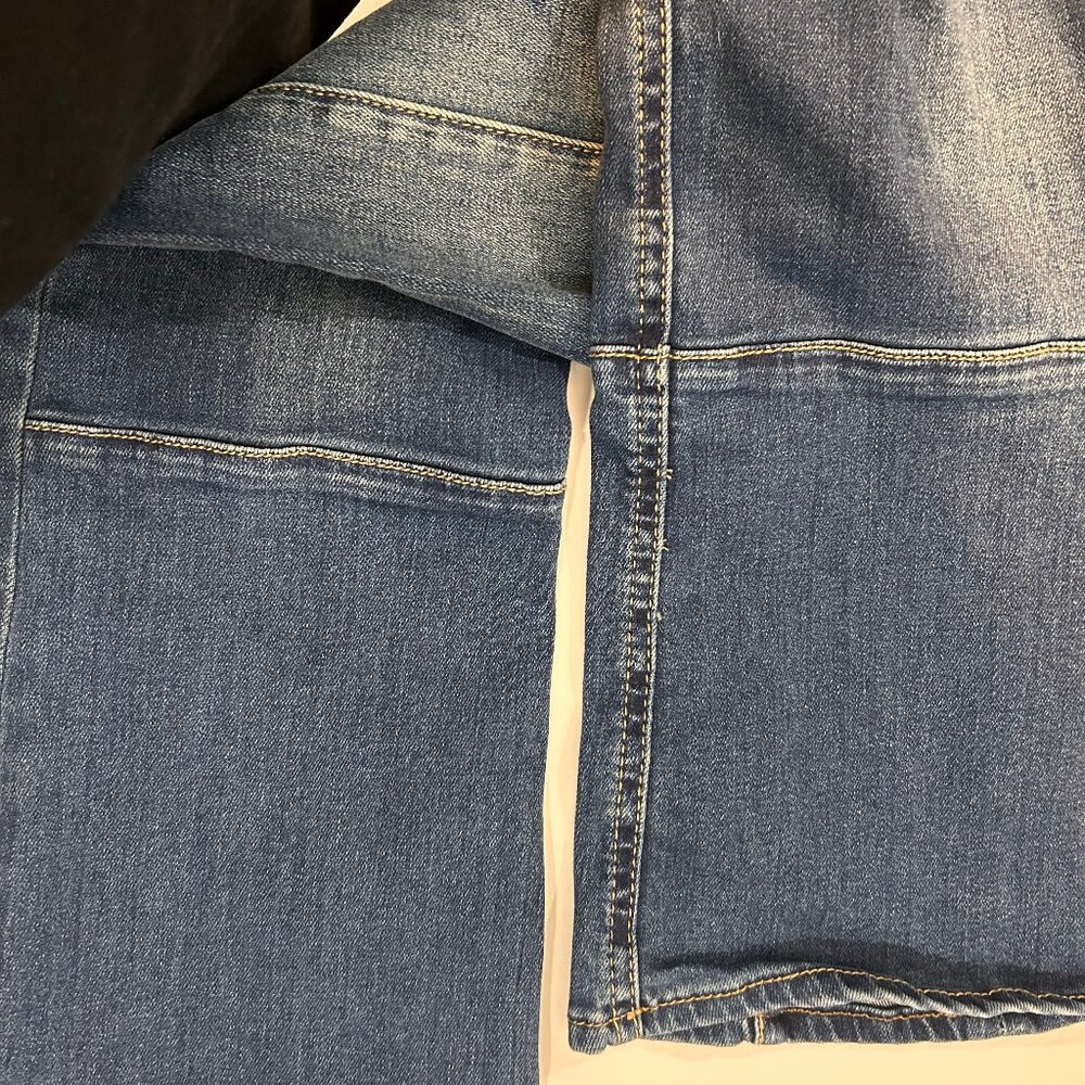 Pilcro and the Letterpress Anthropologie Flare Jeans - Sz 25 High-Rise Side-zip - Picture 11 of 11